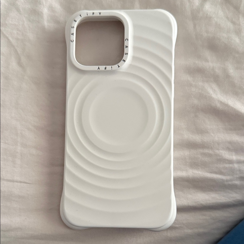 Casetify Ripple White iPhone 15 pro max case